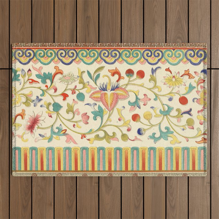 Owen Jones-William Morris Outdoor Rug Gallery Image 1