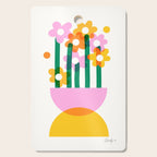 Abstract Flower Pot  Cutting Board Gallery Image 1