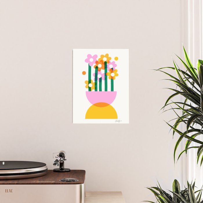 Abstract Flower Pot  Poster Gallery Image 2