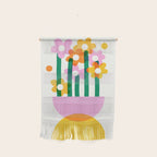 Abstract Flower Pot  Wall Hanging Gallery Image 1