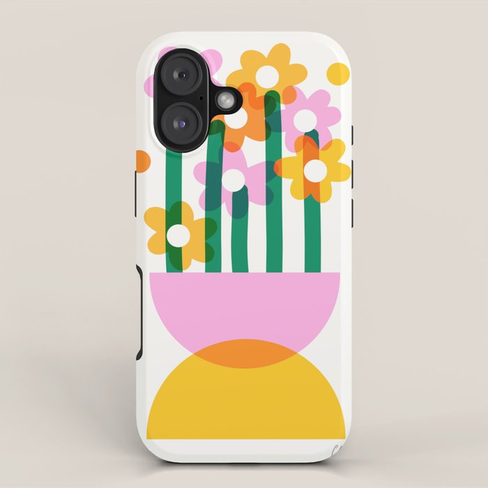 Abstract Flower Pot  iPhone Case Gallery Image 1