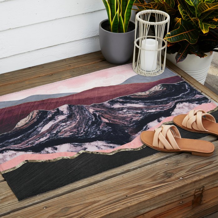 Wine Hills Outdoor Rug Gallery Image 2