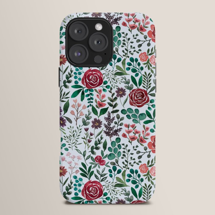 Pink and Purple Flowers Pattern iPhone Case Gallery Image 16