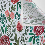 Pink and Purple Flowers Pattern Wall Tapestry Gallery Image 3