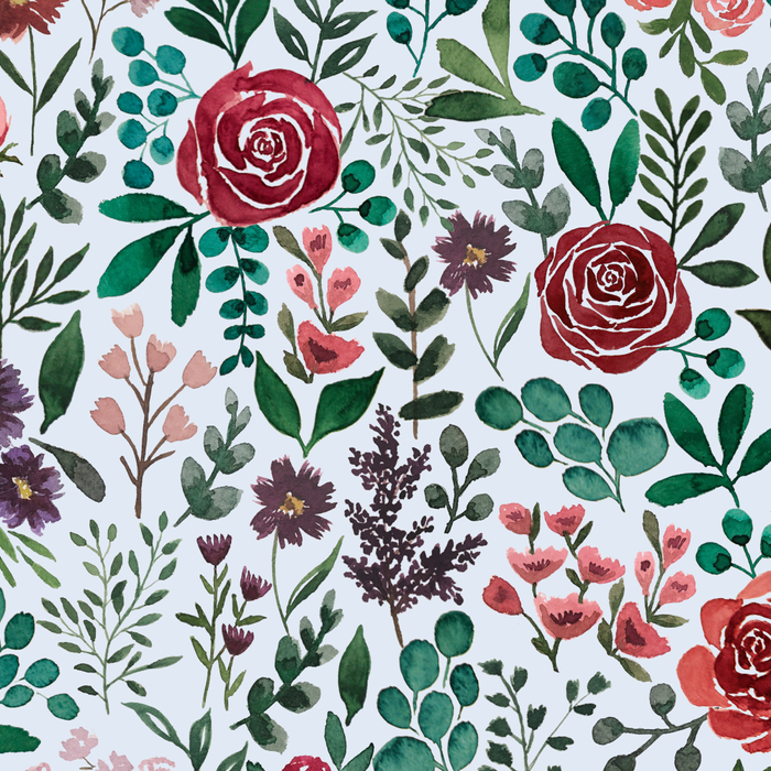 Pink and Purple Flowers Pattern Coffee Mug Gallery Image 2