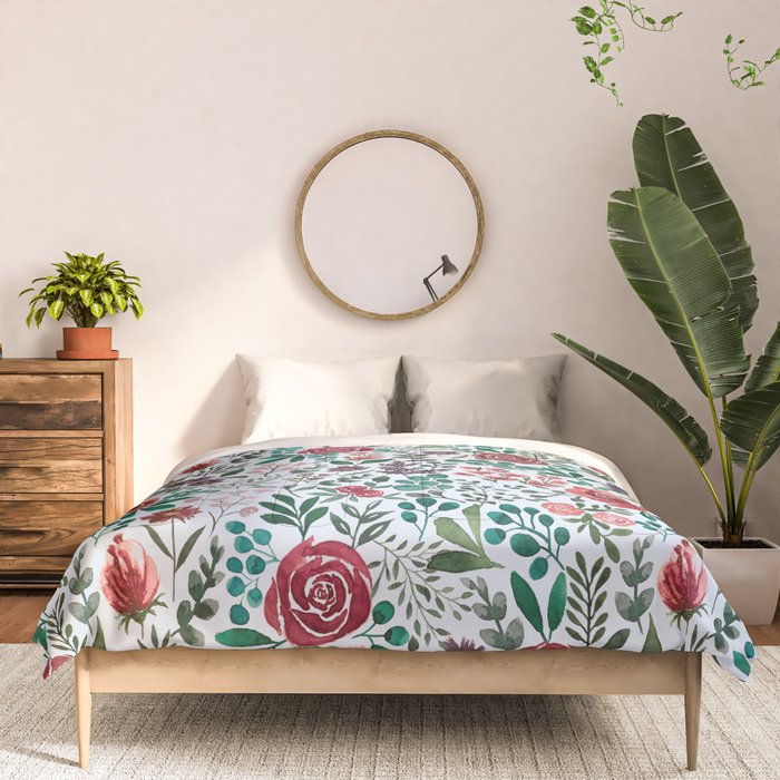 Pink and Purple Flowers Pattern Comforter Gallery Image 3