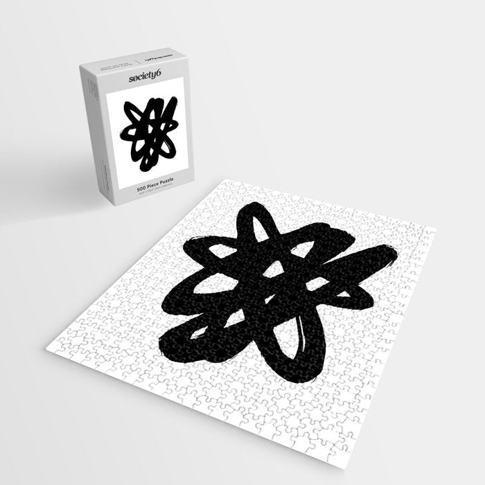 Radioactive Ink White Background Jigsaw Puzzle Gallery Image 2