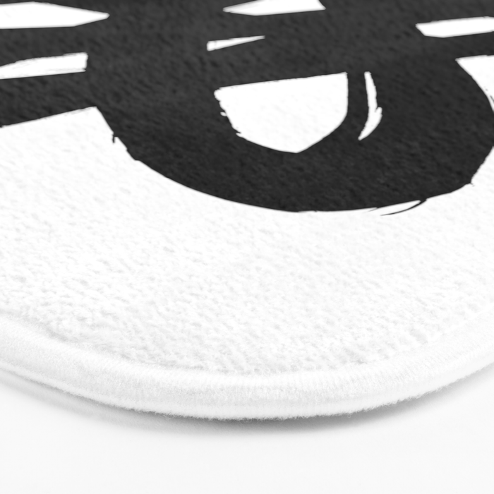 Radioactive Ink White Background Bath Mat Gallery Image 3