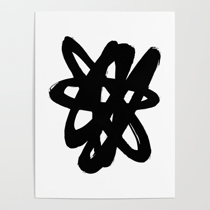 Radioactive Ink White Background Poster Gallery Image 4