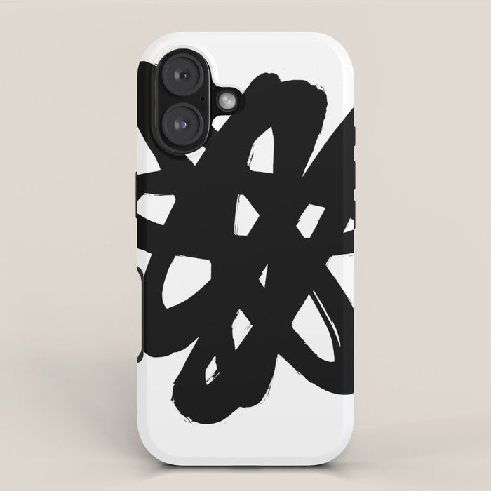 Radioactive Ink White Background iPhone Case Gallery Image 1