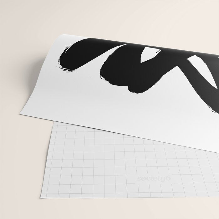 Radioactive Ink White Background Wrapping Paper Gallery Image 2