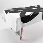 Radioactive Ink White Background Tablecloth Gallery Image 1