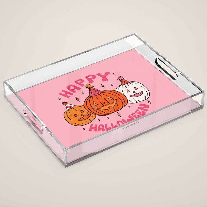 Happy Halloween Party Acrylic Tray Gallery Image 1
