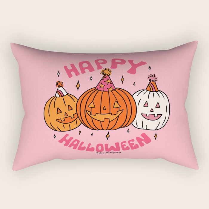 Happy Halloween Party Rectangular Pillow Gallery Image 2