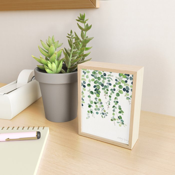 Eucalyptus Watercolor 4 Mini Art Print Gallery Image 2