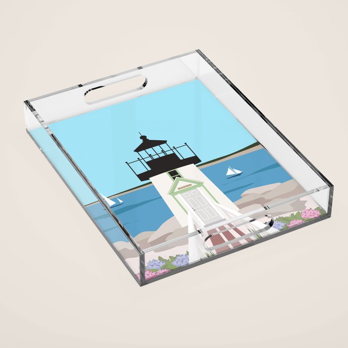 Nantucket Summer Acrylic Tray Gallery Image 1