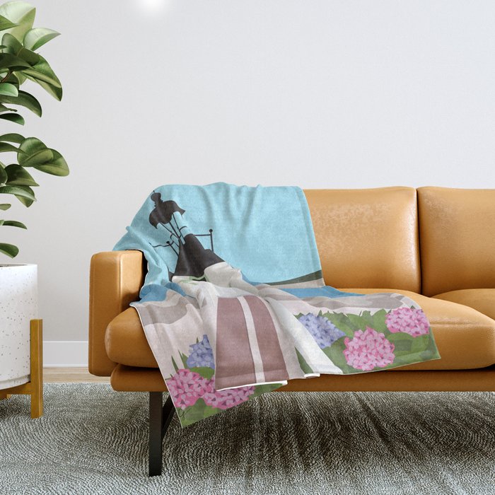 Nantucket Summer Throw Blanket Gallery Image 1