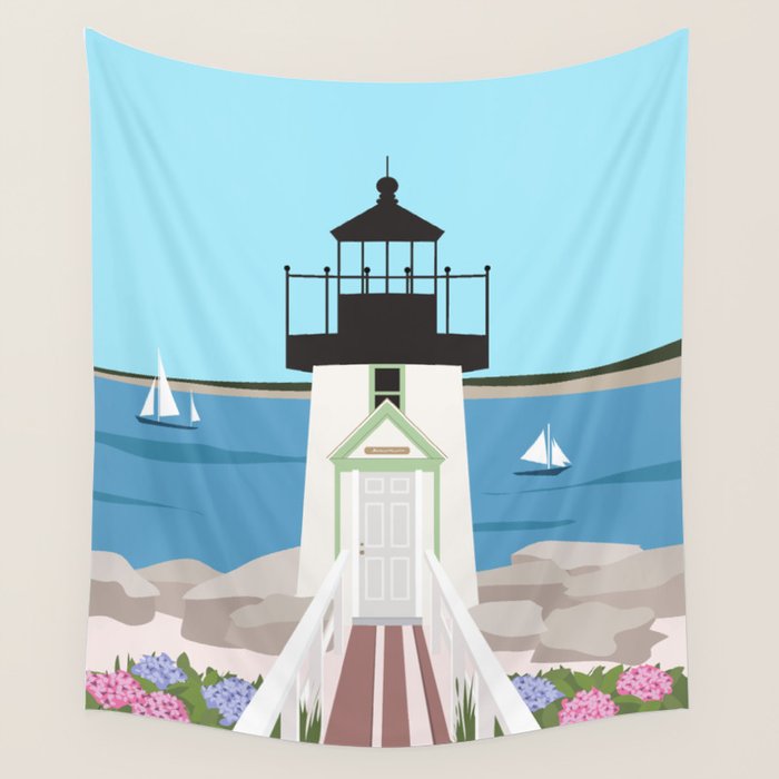Nantucket Summer Wall Tapestry Gallery Image 1