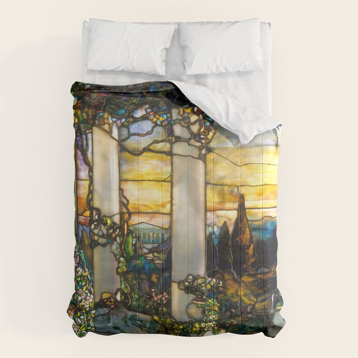 Louis Comfort Tiffany "Howell Hinds House Window" Comforter Gallery Image 6