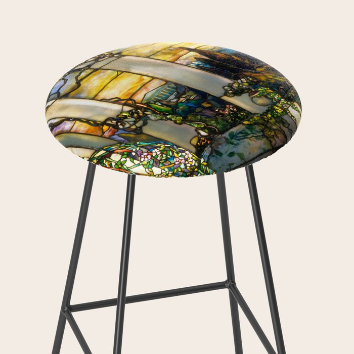 Louis Comfort Tiffany "Howell Hinds House Window" Stool Gallery Image 2