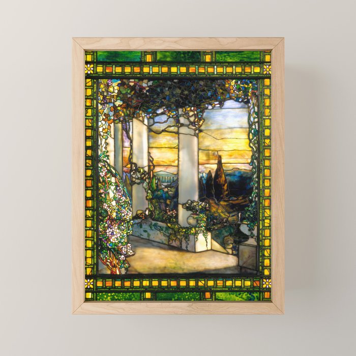 Louis Comfort Tiffany "Howell Hinds House Window" Mini Art Print Gallery Image 1