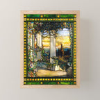 Louis Comfort Tiffany "Howell Hinds House Window" Mini Art Print Gallery Image 1
