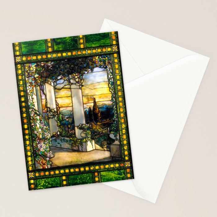 Louis Comfort Tiffany "Howell Hinds House Window" Stationery Card Gallery Image 2
