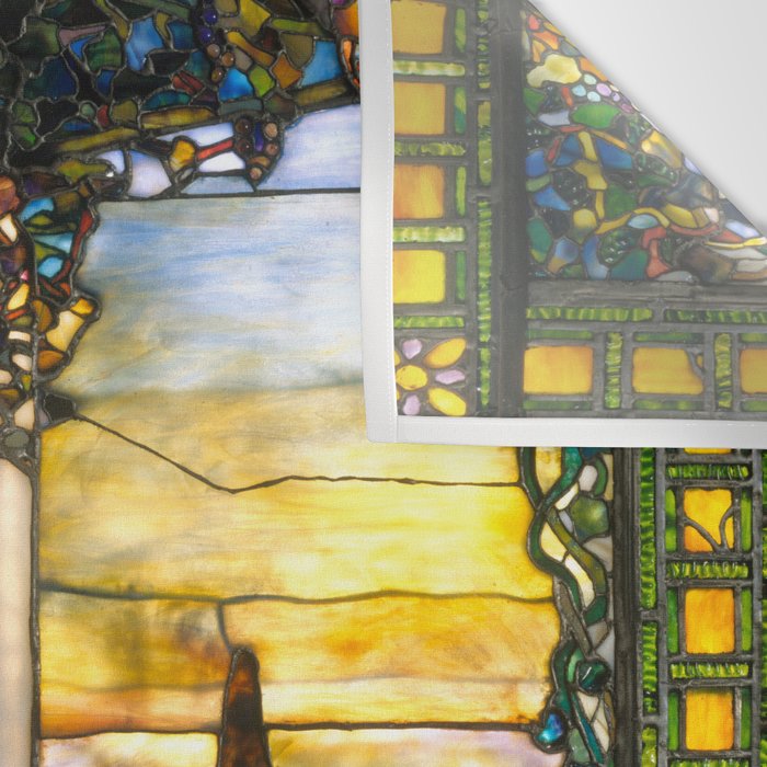 Louis Comfort Tiffany "Howell Hinds House Window" Wall Tapestry Gallery Image 3