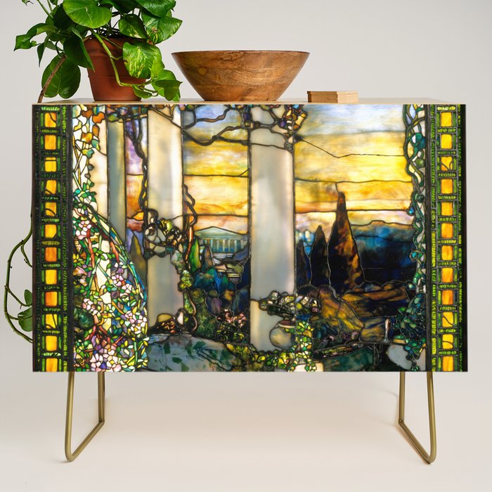 Louis Comfort Tiffany "Howell Hinds House Window" Credenza Gallery Image 1