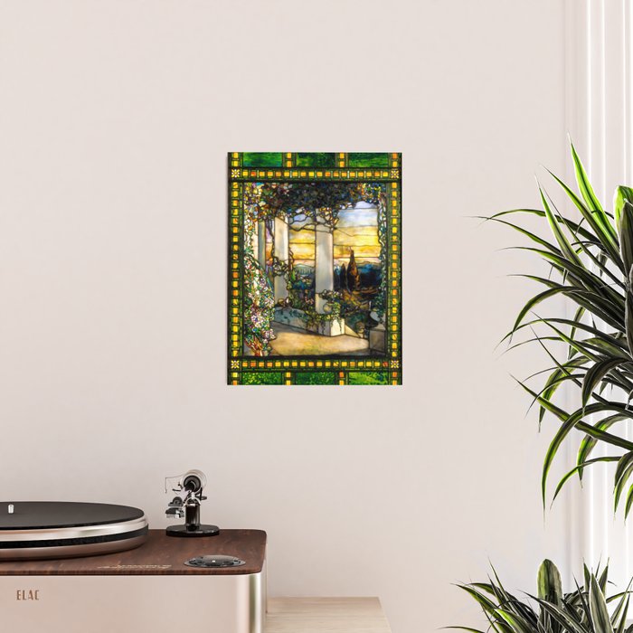 Louis Comfort Tiffany "Howell Hinds House Window" Poster Gallery Image 2