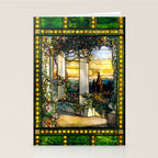 Louis Comfort Tiffany "Howell Hinds House Window" Stationery Card Gallery Image 2