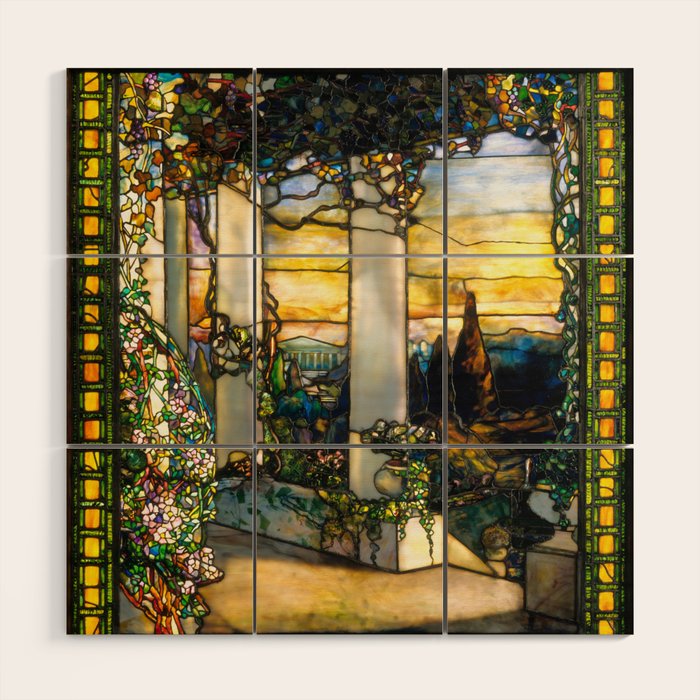 Louis Comfort Tiffany "Howell Hinds House Window" Wood Wall Art Gallery Image 1