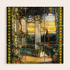 Louis Comfort Tiffany "Howell Hinds House Window" Wood Wall Art Gallery Image 1