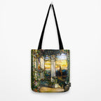Louis Comfort Tiffany "Howell Hinds House Window" Tote Bag Gallery Image 2