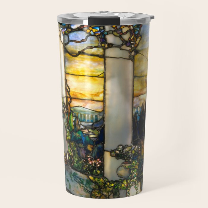 Louis Comfort Tiffany "Howell Hinds House Window" Travel Mug Gallery Image 1