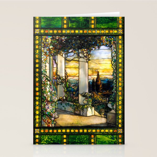 Louis Comfort Tiffany "Howell Hinds House Window" Stationery Card Gallery Image 1