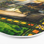 Louis Comfort Tiffany "Howell Hinds House Window" Bath Mat Gallery Image 3