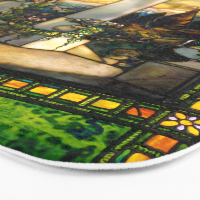Louis Comfort Tiffany "Howell Hinds House Window" Bath Mat Gallery Image 3