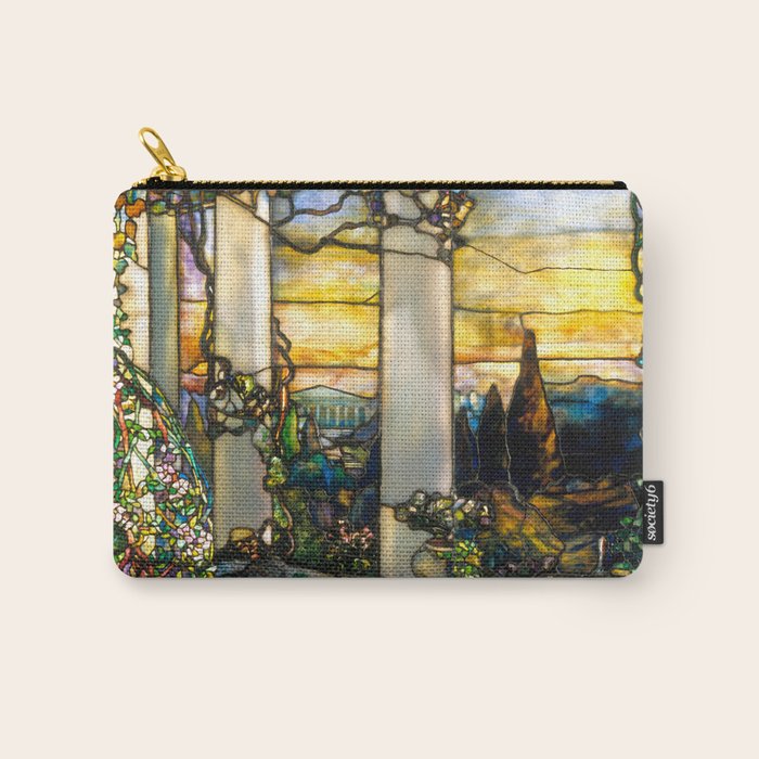 Louis Comfort Tiffany "Howell Hinds House Window" Carry All Pouch Gallery Image 1