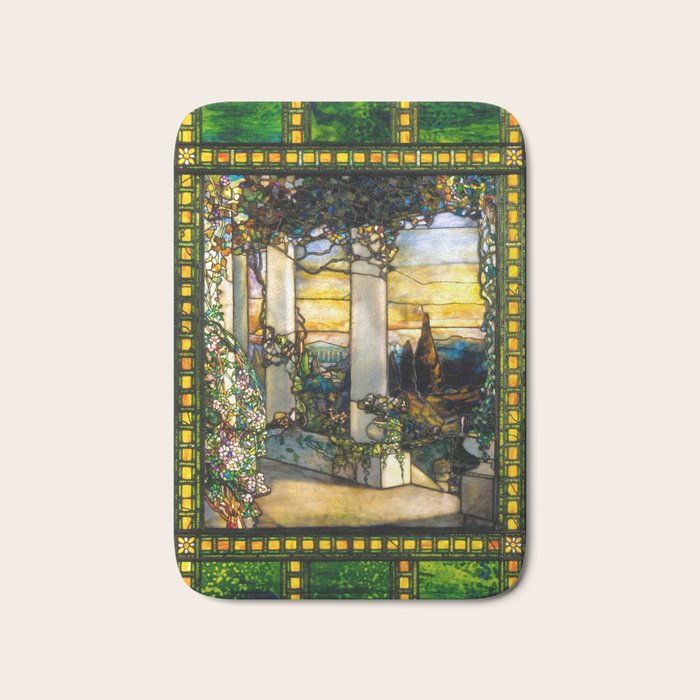 Louis Comfort Tiffany "Howell Hinds House Window" Bath Mat Gallery Image 1
