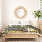 Louis Comfort Tiffany "Howell Hinds House Window" Duvet Cover Gallery Image 3