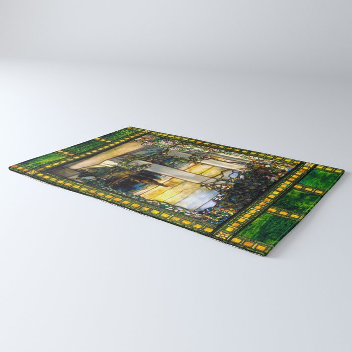 Louis Comfort Tiffany "Howell Hinds House Window" Rug Gallery Image 3