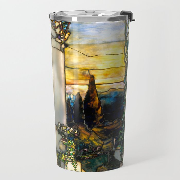 Louis Comfort Tiffany "Howell Hinds House Window" Travel Mug Gallery Image 2