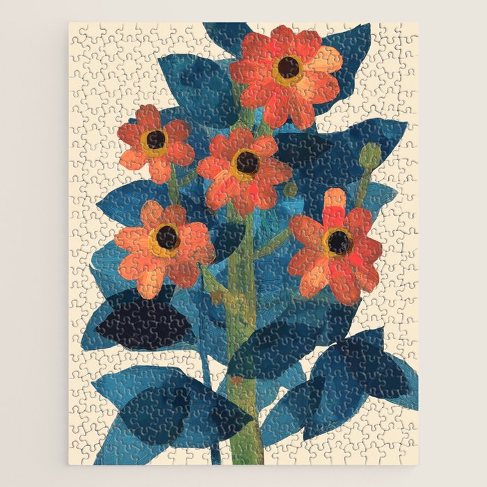 Mexican Sunflower Study Jigsaw Puzzle Gallery Image 1