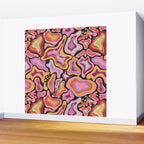 Splish splash pink Wall Mural Gallery Image 2