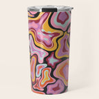 Splish splash pink Travel Mug Gallery Image 1