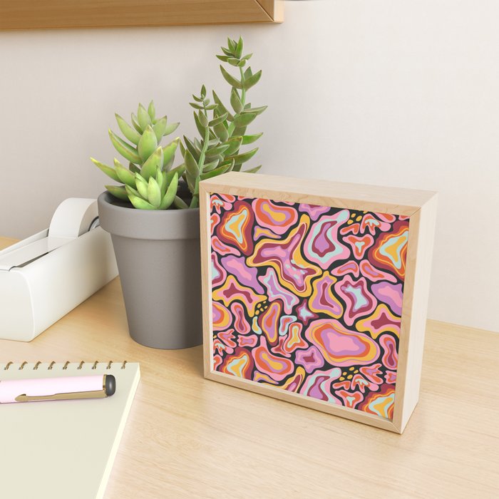 Splish splash pink Mini Art Print Gallery Image 2