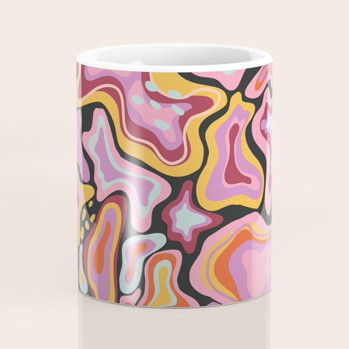 Splish splash pink Coffee Mug Gallery Image 4