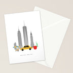 New York City, NYC Skyline Stationery Card Gallery Image 2
