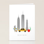 New York City, NYC Skyline Stationery Card Gallery Image 2